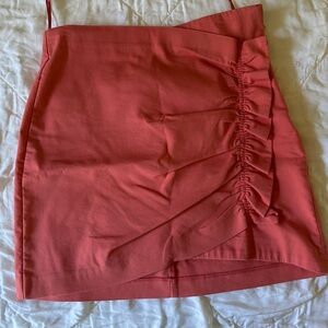 Zara Coral Pencil Skirt